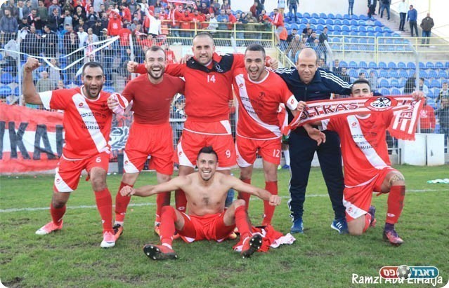 בכאוכב מרוצים מהתוצאה (רמזי אבו אלייג'ה, דף הפייסבוק של הפועל כאוכב)